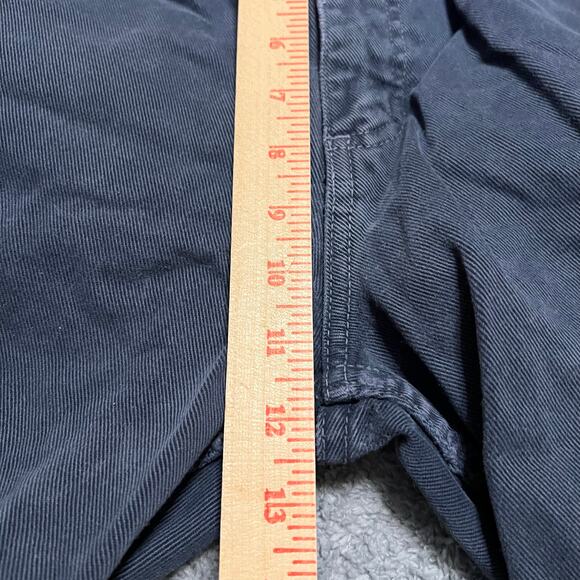 Vintage Guess Jeans Mens 29 Blue Chino Denim USA Made Pants High Rise - Picture 10 of 10